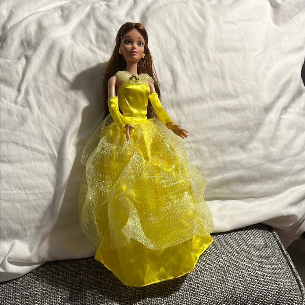 Barbie Belle Yellow Princess Doll with Gown